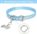 Modern Stylish 3/4" E Collar Replacement Strap with Quick Release, Replacement Shock Collar Strap, Adjustable for Small to Large Dogs, Replacement for Shock Collar Ecollar Strap, Blue