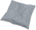 Best Pet Supplies Cat Bed for Indoor Cat, Domed Tent House with Removable Pillow, Covered Cat Cave for Small Dog, Puppies and All Breeds of Cats - Silver w/ Bones, 16 x 16 x H:14"