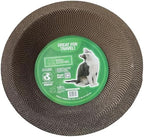 Cardboard Cat Scratchers Pack, Long-Lasting Cardboard Cat Durable Scratching Pads to Protect Furniture, Sturdy Corrugated Design, Safe for Claws (B-Scratcher Round Pack x 5)