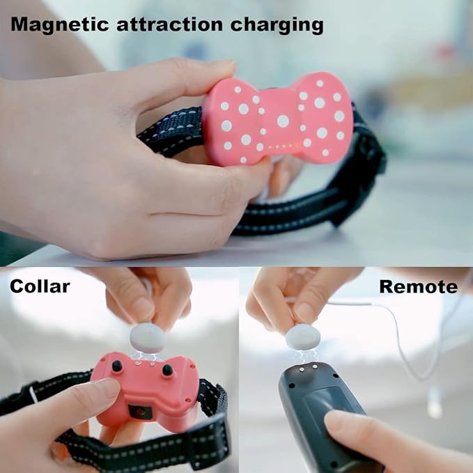 Dog Shock Collar -3000FT Training Collar with Remote for Shock Collar for Dogs-3 Training Modes,Collar for Dogs Training Rechargeable e Collars for Large Medium Small Dogs 8-110lbs