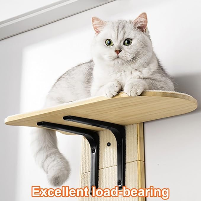 Cat Tree Door Hanger, Door Hanging Cat Climber Shelves, 4-Levels Mounted Over Door Cat Climber for Indoor Cats