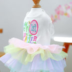 Furbabycare® Elegant Sweet Easter Puppy Dog Blingbling Princess Skirt Pet Dog Lace Cake Camisole Tutu Dress C-Easter Eggs X-Small