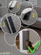 Corner Cat Scratcher – Wall Mounted Cat Scratcher – Cat Wall Scratch Pad – Corner Wall Scratcher for Cats – Wall Scratchers for Indoor Cats – Cat Scratch Post for Wall Corner Use