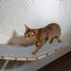Kisangel Cat Carpet Scratching Mat Replacement, Cat Treadmill Accessories Felt Running Wheel Cushion Mat Scratch for Indoor Supplies Furniture, 95x10 inches