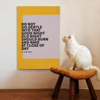 Wall Cat Scratcher for Indoor Cats - Reusable & Damage-Free Wall-Mounted Fabric Scratching, DIY for Furniture and Wall Protection (15.75''x23.62'', Yellow English Subtitles)