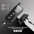 Dog Shock Collar - 2600FT Rechargeable Waterproof Dog Training Collar with Remote with Beep, Vibration(1-16), Safe Shock(1-16) e Collar for 5-120lbs Small Medium Large Dogs (Black)