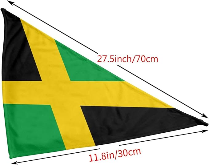 Dog Bandanas Flag of Jamaica Pet Bandana Scarf Triangle Bibs Kerchief Accessories for Dogs Cats