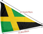 Dog Bandanas Flag of Jamaica Pet Bandana Scarf Triangle Bibs Kerchief Accessories for Dogs Cats