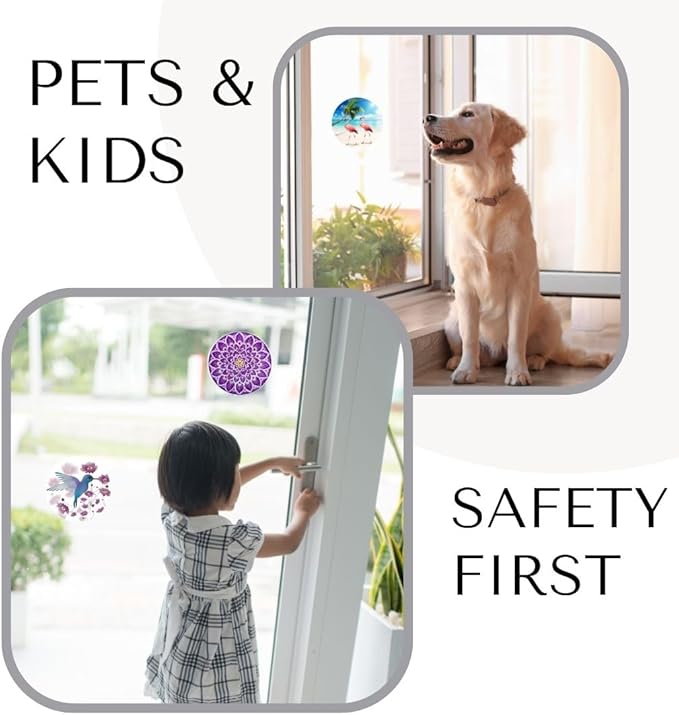 Screen Door Magnets Double Sided – Keep People, Kids, and Dogs from Running into The Screen Door - Robbins Aria Dog Paw