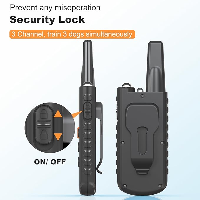 Dog Shock Collar with Remote,Dog Training Electric Collar 4200FT,IP67 Waterproof LED Light Electric Collar with Beep,Safe Shock,Vibration Modes for 8-120lbs Small Medium Large Dogs
