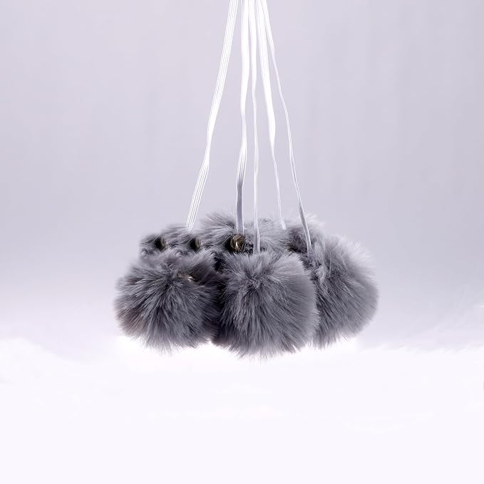 SHENGOCASE 10-Pack Replaceable Cat Dangling Toy with Bell, Cat Scratching Post Cat Tree Tower Replacement Attachment Ball Toy