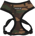 Puppia Soft Dog Harness No Choke Over-The-Head Triple Layered Breathable Mesh Adjustable Chest Belt and Quick-Release Buckle, Camouflage, X-Large