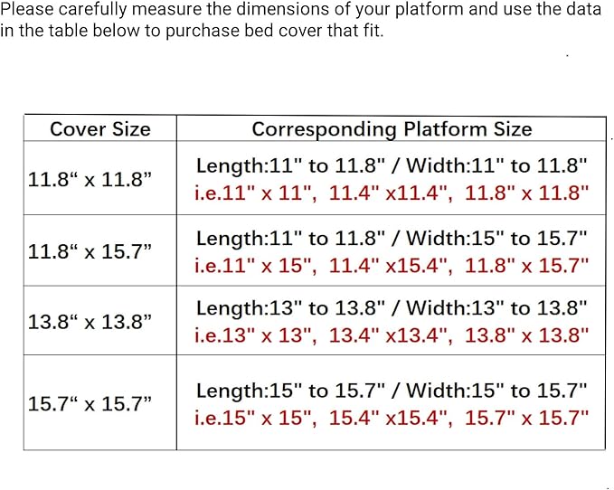 SHENGOCASE Cat Tree Tower Accessories Replacement Parts Top Cushion Bed Cover for Cat Perch with Elastic Band (13.8" x 13.8", Beige)