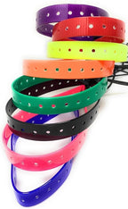 Replacement GPS eCollar with Adjustable Bungee, Multi-Hole Design, and Secure Toggle Closure for Small Dogs (Neon Pink, Small Neck)