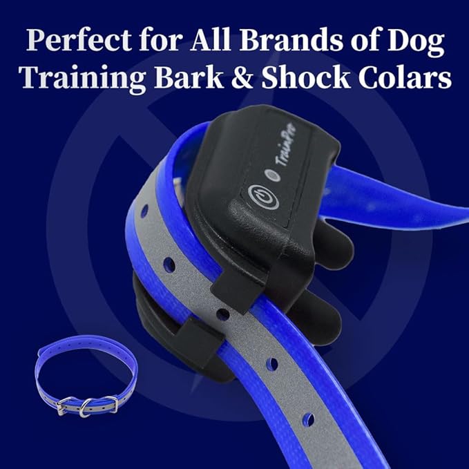 Universal 27 ½” X ¾” Replacement Band Strap for Dog Training Collar - Adjustable Waterproof TPU for Remote E-Collar, Static/Vibration Shock Trainer