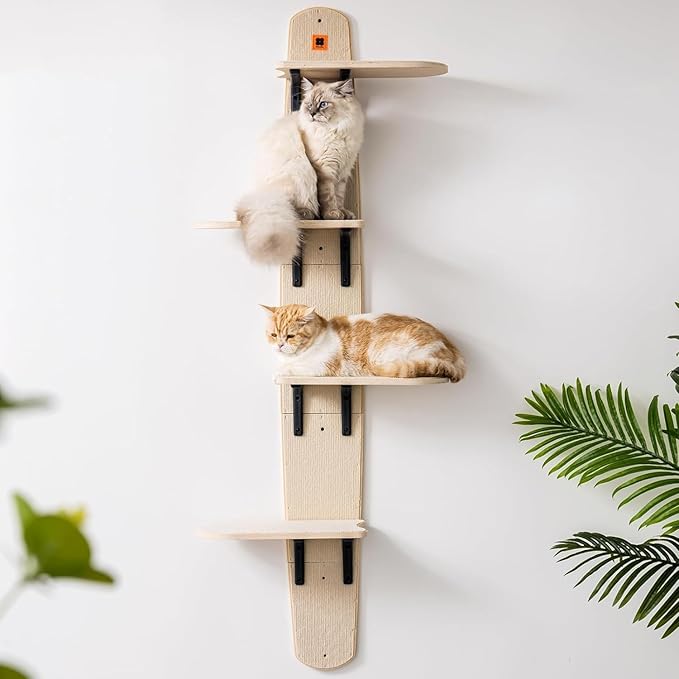 Cat Tree Door Hanger, Door Hanging Cat Climber Shelves, Vertical Space for Cats Doors Hanging