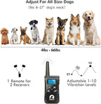 PaiPaitek No Shock Dog Training Collar with Remote, Lightest Vibration Collar for Small Dogs 5-15lbs & Medium Large Dogs, Rechargeable, Waterproof, 1600ft Range, No Prongs