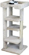New Cat Condos 120008-Beige 4 Level Large Cat Tree