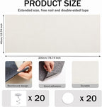 78.8"x15.8" Beige Cat Scratch Mat for Furniture DIY Climb Cat Scratcher Mat for Covering Cat Tower,Cat Scratching Post(2M,Beige)