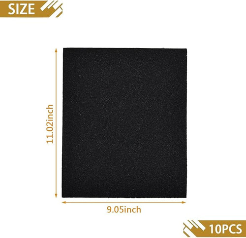 10pcs Dog Nail Scratch Board Sandpaper Replacement 11 * 9 Inch, Sandpaper Scratch Pad Self-Adhesive Sand Paper Scratcher Trim, Nail Care, File Scratch Board for Dog Cat Claw Care