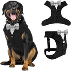 AVERYDAY Dog Tuxedo for Wedding Outfit, Dog Suit and Tie Costumes for Birthday, Halloween, Cosplay, Christmas Party, Pet Formal Wear with Bowtie, Tux for Medium Large Dogs, Bulldog, Labrador, Husky