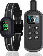 Dog Shock Collar 4900FT Dog Training Collar with Remote/Call Function/Light IP67 Waterproof Electric Collar for Dogs Rechargeable E-Collar for All Breeds, 4 Training Modes(10-120Ibs)