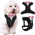 AVERYDAY Dog Tuxedo for Wedding Outfit, Dog Suit and Tie Costumes for Birthday, Halloween, Cosplay, Christmas Party, Pet Formal Wear with Bowtie, Tux for Small Dogs, Chihuahua, Bichon, Maltese, Cats