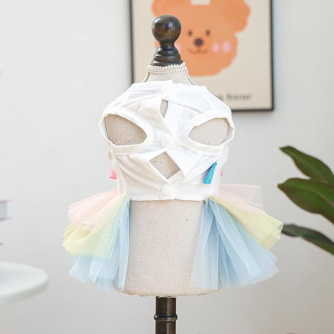 Furbabycare® Elegant Sweet Easter Puppy Dog Blingbling Princess Skirt Pet Dog Lace Cake Camisole Tutu Dress C-Easter Bunny-3 X-Small