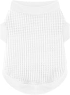 Cozy and Functional Dog Shirts for Small Puppies: Stretchable White Attire with Easy-On Design, Ideal for Chihuahuas and Yorkies - Enhance Comfort and Playfulness on Chill Days X-Large