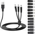 Universal Dog Shock Collar Charger Cable, 12-in-1 Training Collar USB Charging Cord for Bousnic, Mini Educator, Dogrook, Patpet, Petspy, Slopehill Replacement E Collar Charger Cord for Training System