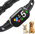 Bark Collar for Small Medium Large Dogs, Rechargeable Smart Dog Bark Collar, Anti Barking Training Collar with 5 Adjustable Sensitivity,Bark Shock Collar with Beep Vibration (Grey)