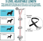BLUETREE Dog Doorbells Premium Quality Training Potty Great Dog Bells Adjustable Door Bell Dog Bells for Potty Training Your Puppy The Easy Way - 7 Extra Large Loud 1.4 DoorBells