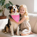 Daddy is My Valentine Dog Bandana, Funny Valentine's Day Dog Bandana, Cute Holiday Party Pet Scarf Accessories for Dogs Girls Puppies, Pink Valentines Birthday Gifts for Dogs Dad, New Pets Gifts