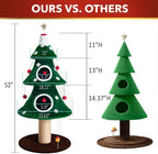 Cat Christmas Tree Multi Level Cat Tower with Scratching Posts Plush Condos and Holiday Cat Furniture Design Available in Multiple Styles and Sizes (Alpine, 52" H)