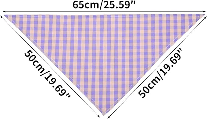 Segarty 30 Pack Large Pet Triangle Scarf, 25.6"x19.7" Washable Dog Bandanas Bibs Accessories Bulk for Small Medium Large Pets, Adjustable Reversible Boy Gril Pets Birthday Kerchief