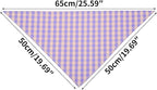 Segarty 30 Pack Large Pet Triangle Scarf, 25.6"x19.7" Washable Dog Bandanas Bibs Accessories Bulk for Small Medium Large Pets, Adjustable Reversible Boy Gril Pets Birthday Kerchief