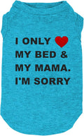 Dog Shirts Letter Printed Vest for Small Large Dogs Slogan Costume Dog Pajamas Puppy Gift Pet Clothes Mama's Boy (XX-Large, O-Blue01)