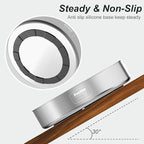 Slow Feeder Dog Bowl-1.5Cups for Small Breeds, Dual Wall Stainless Steel Maze Bowl, Non-Slip Base, Food-Grade Metal Dog Dish to Slow Eating