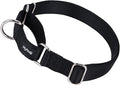 Hyhug Martingale Collar for Dogs Extra Large Black |Escape - Proof Heavy Duty Nylon Durable No Pull, Ideal for Training & Daily Walks