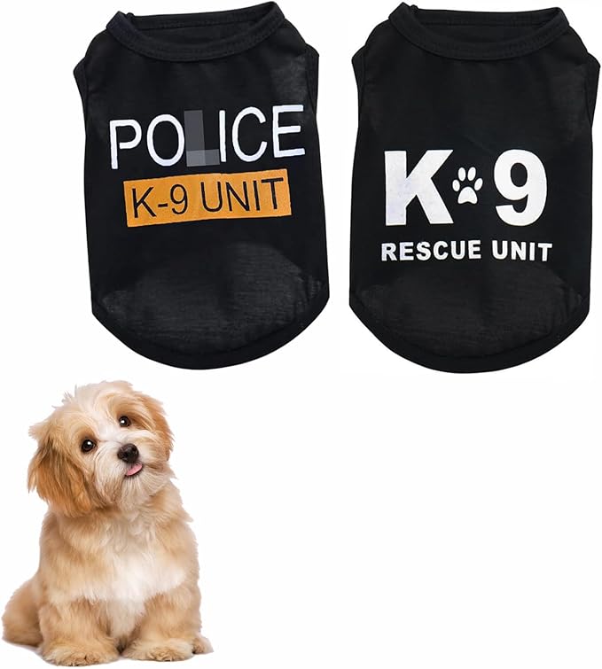2Pack Dog Clothes for Small Dog Boy Puppy Shirt for Chihuahua Yorkies Summer Pet Dog Cat Breathable Comfortable Cute Vest Apparel