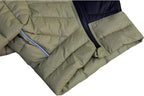 Dog Warm Jacket, 4 Legs Covered Waterproof Windproof Reflective Warm Dog Vest for Small Medium Large Dogs Olive Green L