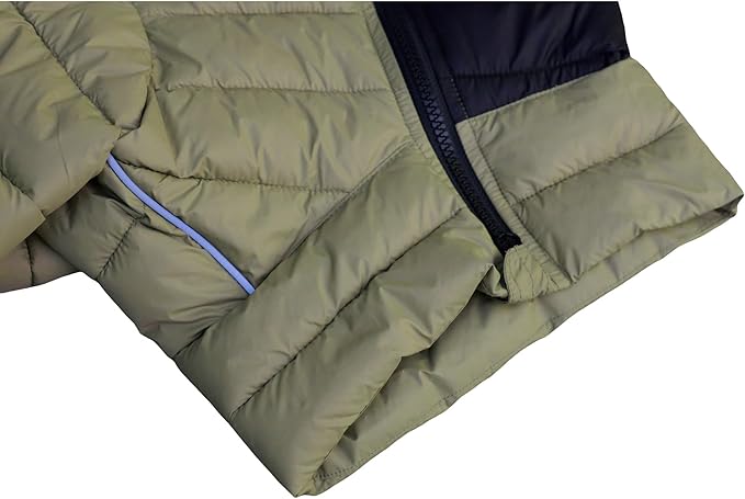 Lovelonglong Dog Coat - Warm Jacket, 4 Legs Covered Waterproof Windproof Reflective Dog Vest, Zippered Adjustable Outdoor Snow Jacket for Small to XXL Dogs, Olive Green