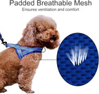Plutus Pet No Pull Dog Harness with Breathable Mesh Padded, Adjustable Reflective Escape Proof Dog Harness, Quick Fit Dog Vest Harness for Small Medium Large Dogs(S, Navy Blue)