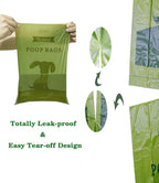 Dog Poop Bag Biodegradable Scented: Leak Proof Dog Waste Bags With 1 Dispenser, 18 Rolls Refills Poop Bags -450 Counts