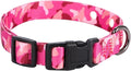 Rhea Rose 1 Inch Replacement Collar Strap Shock Collar with 2 Holes, Compatible with Nearly All Brands and Models of Underground Electric Dog Fences and Training Collars, Pink Camo