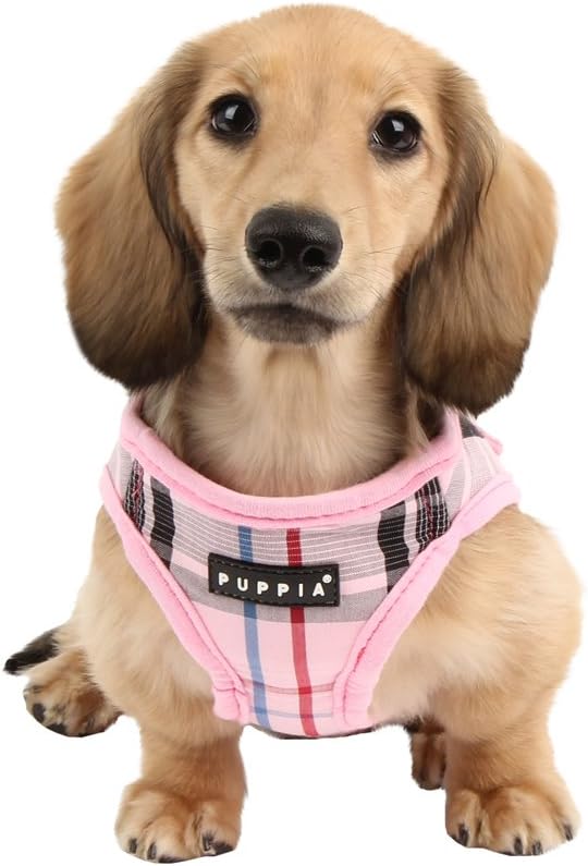 Puppia Authentic Junior Harness B, X-Small, Pink