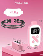 No Shock Dog Training Collar, Beep and Vibrating Dog Collar with Remote 2800Ft, Vibration Collar for Small Medium Large Dogs - No Prongs