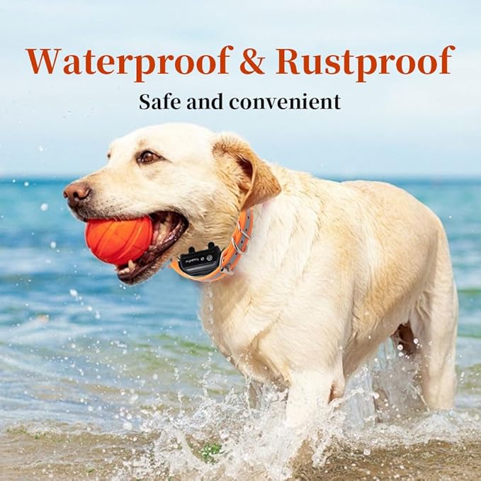 Universal 27 ½” X ¾” Replacement Band Strap for Dog Training Collar - Adjustable Waterproof TPU for Remote E-Collar, Static/Vibration Shock Trainer