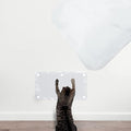 The Original LAMINET Deluxe Cat Wall Scratch Shield - Protect Your Walls with Our Deluxe Heavy-Duty Flexible Cat Scratch Shield - (32L x 16W - INCHES)
