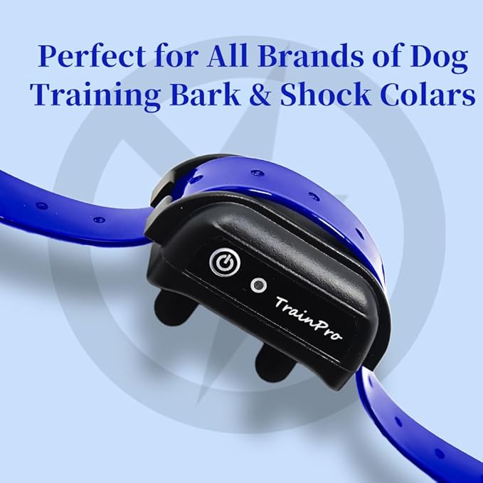 Universal 27 ½” X ¾” Replacement Band Strap for Dog Training Collar - Adjustable Waterproof TPU for Remote E-Collar, Static/Vibration Shock Trainer